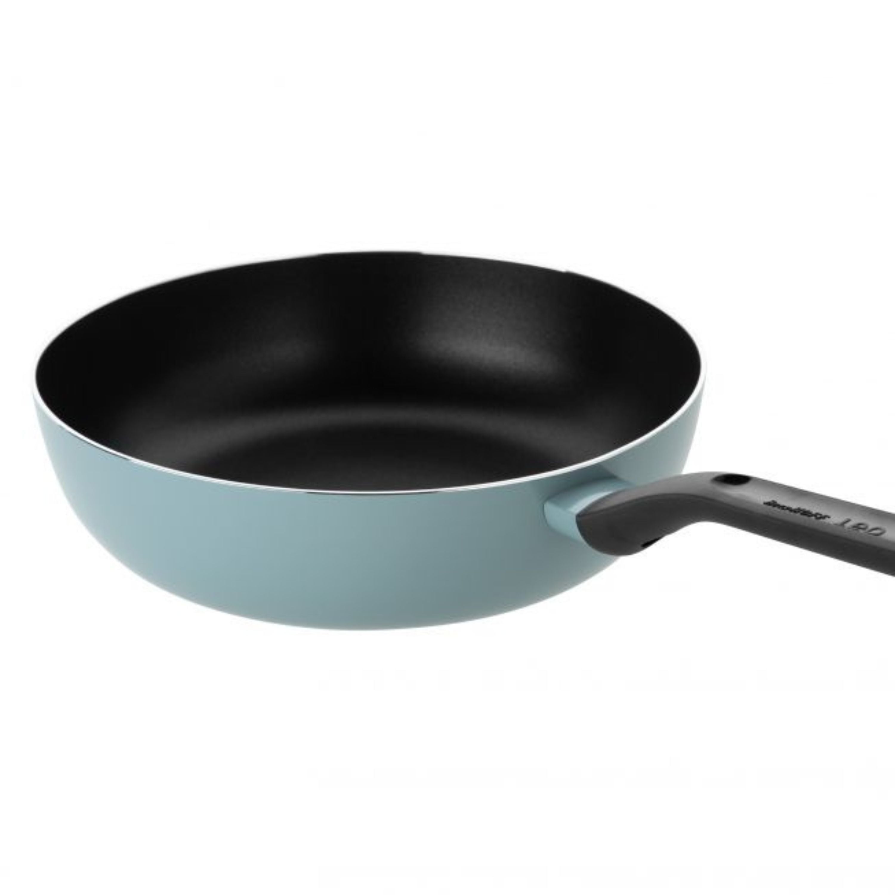 BergHOFF Slate Non-Stick Aluminum Wok Pan 11 Inch, 4qt - Perfect for Stir-Fry, Sauteing & Asian Cooking | Durable & Easy to Clean