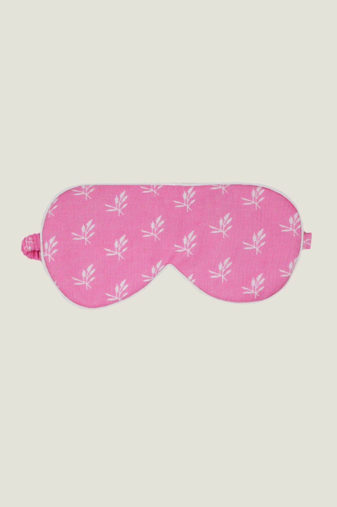Willow Leaf Pink Eye Mask for Sleeping - Soft & Comfortable Sleep Mask for Women & Men - Perfect for Travel, Relaxation & Nighttime Use