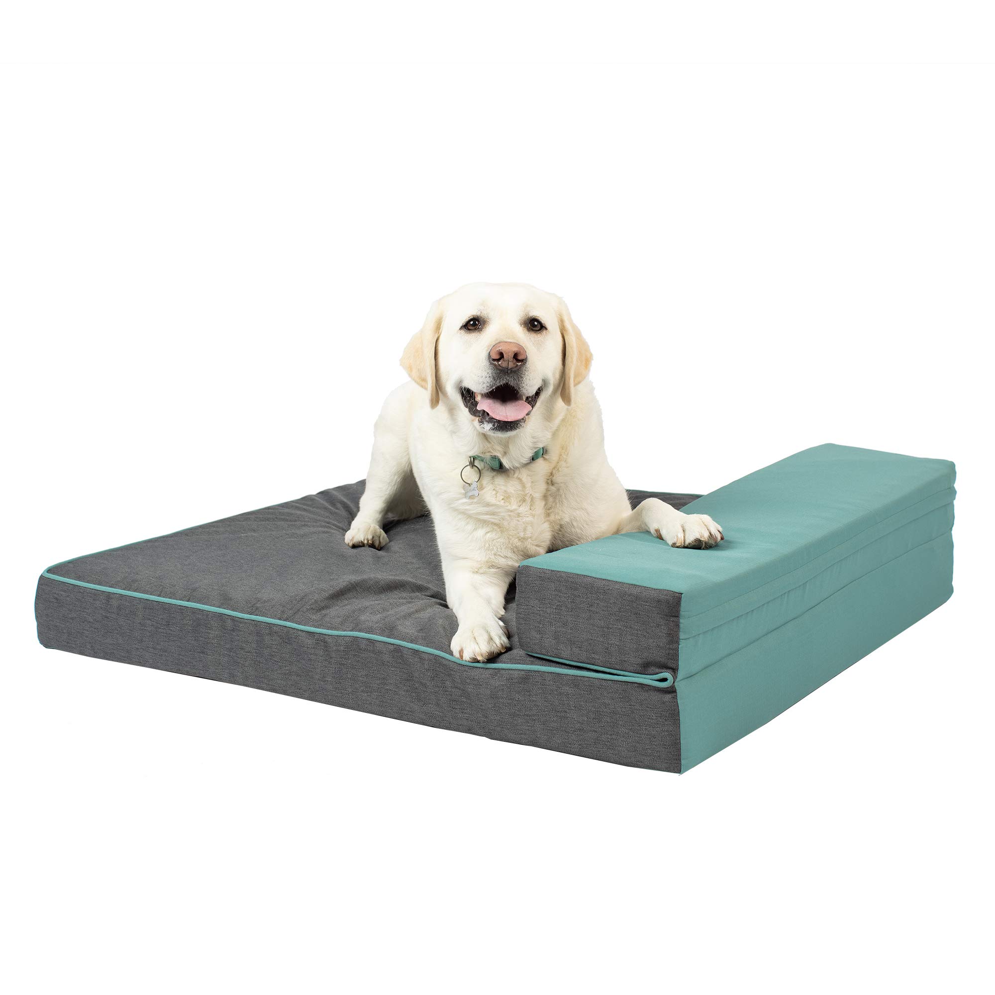 Hyper Pet Deluxe HyperFoam & HyperLock Orthopedic Dog Bed with Washable Cover - Memory Foam Support for Joint Pain Relief, Calming Pet Bed for Large Dogs - Perfect for Bedrooms, Crates & Dog Houses