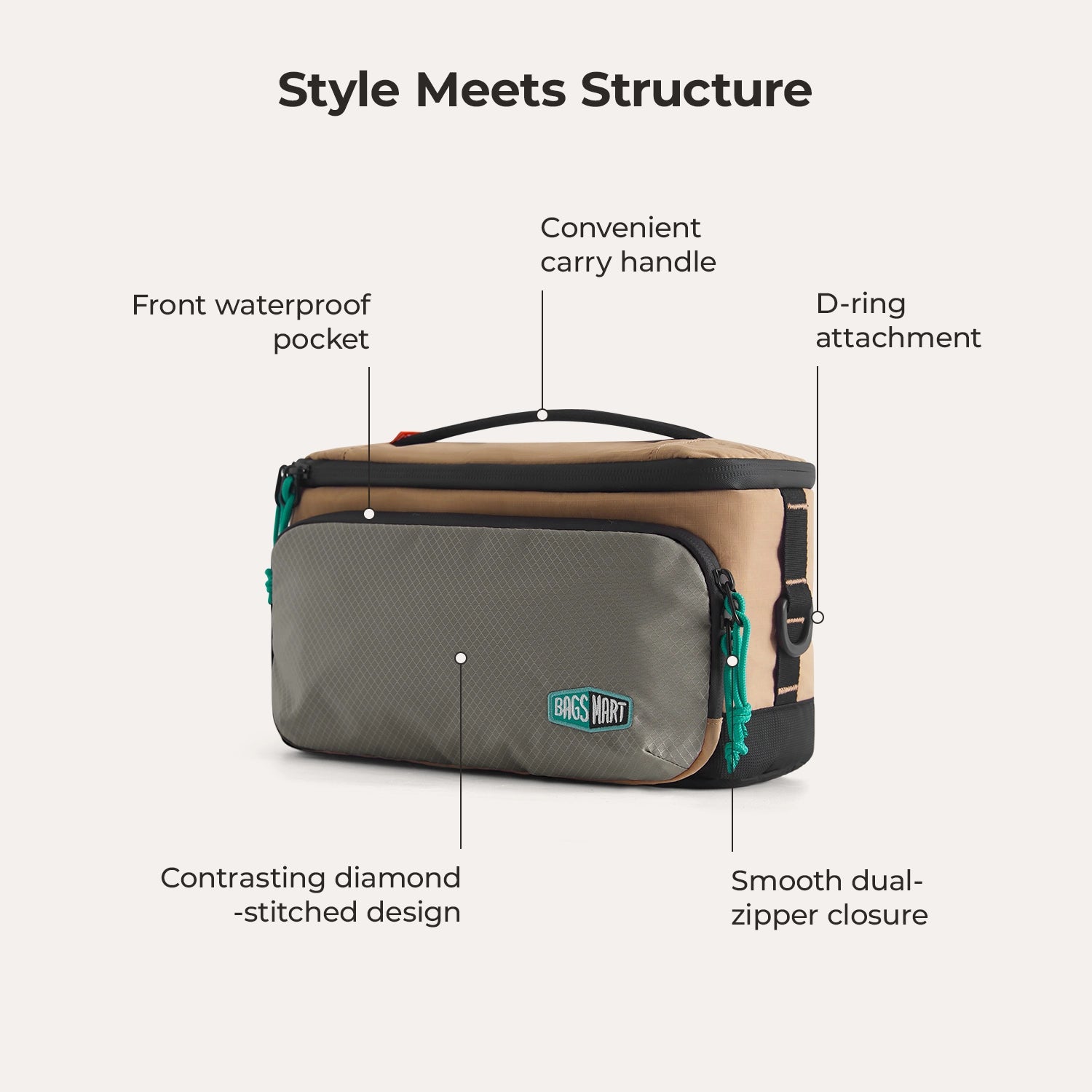 Blast 4.5L Hanging Toiletry Bag for Travel - Waterproof Cosmetic Organizer with Multiple Pockets for Bathroom Essentials | Perfect for Camping, Gym & Business Trips
