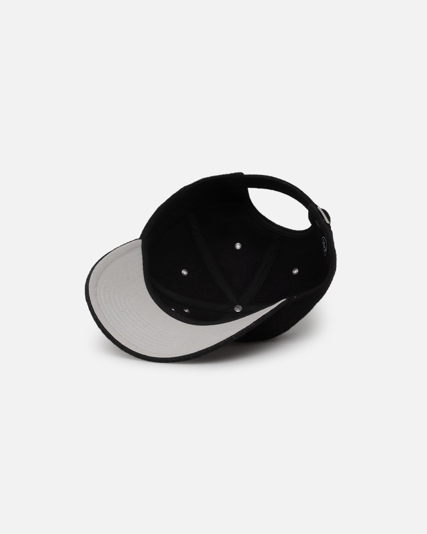 47 Brand Florida Marlins 'Wooly Clean Up' Strapback Black Hat - Adjustable Baseball Cap for Men & Women, Perfect for Sports Games, Outdoor Activities & Casual Wear