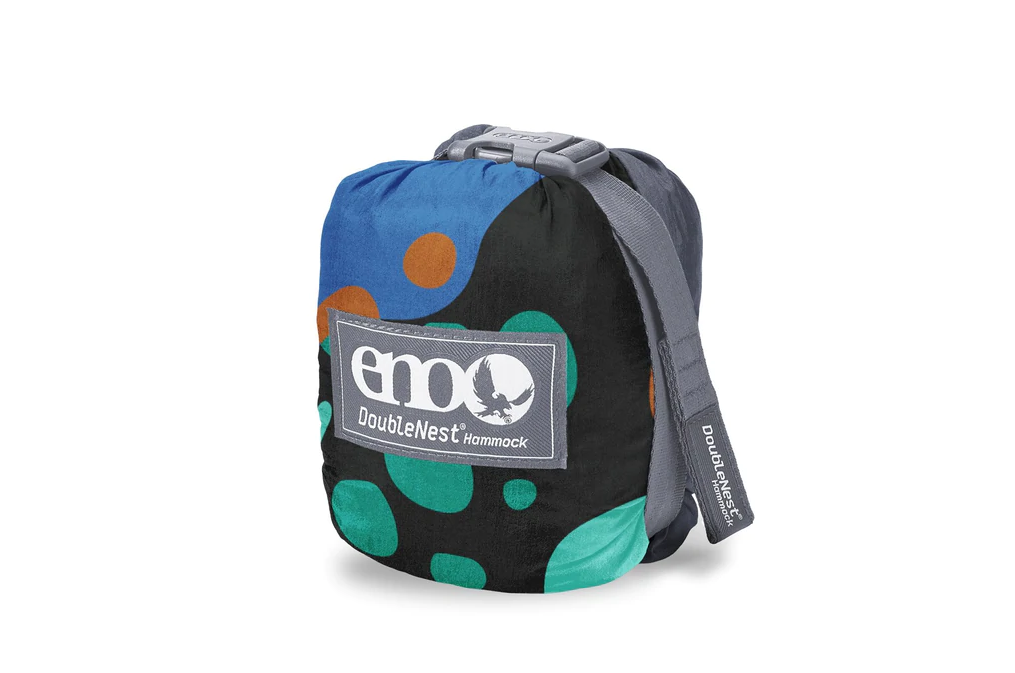 Eno DoubleNest Hammock with Vibrant Prints - Lightweight & Portable for Camping, Backpacking, Beach & Outdoor Adventures