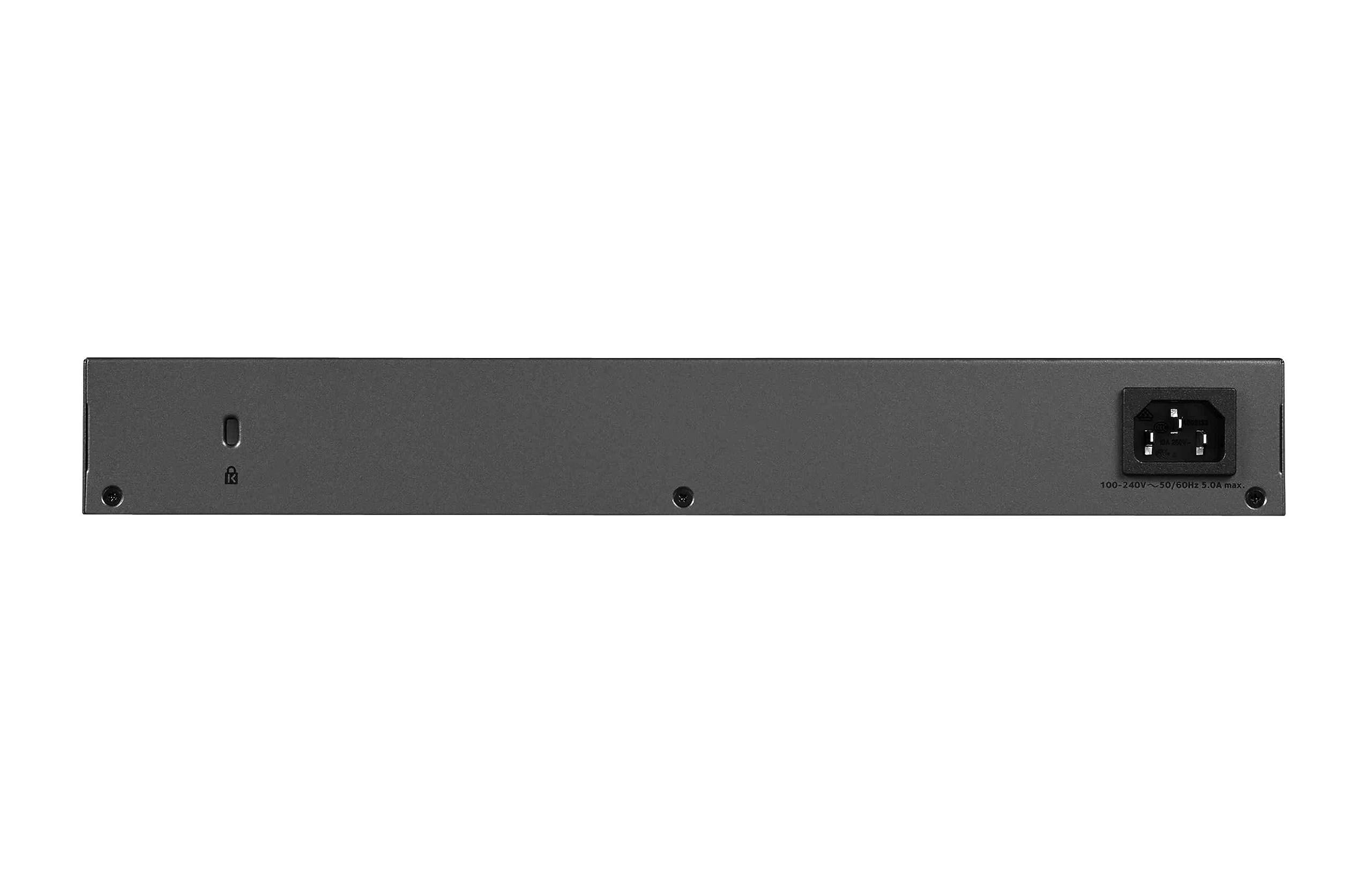 NETGEAR GS510TPP 8-Port Gigabit PoE+ Smart Managed Switch with 2 SFP Ports & 190W Power - Rackmountable for Office & Home Network Setup