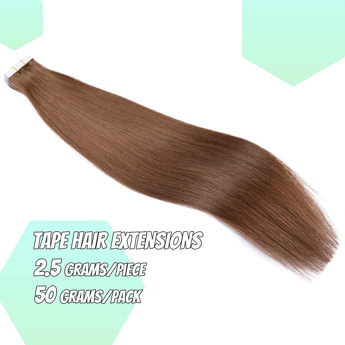 Seamless Skin Weft Tape for Human Hair Extensions - Invisible Hair Integration for Natural Look | Perfect for Daily Wear, Special Occasions & Styling