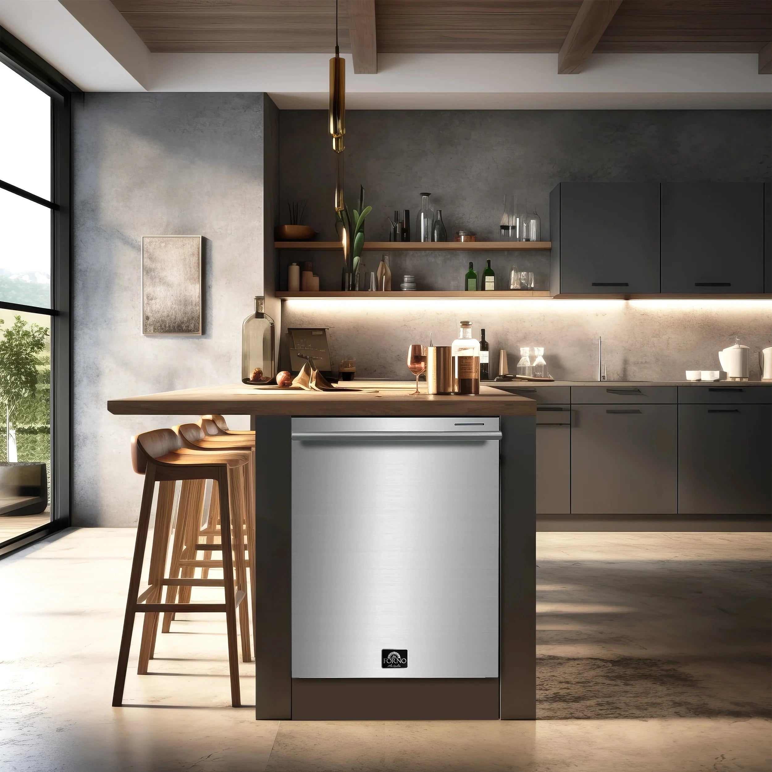 **Forno 36-Inch Dual Fuel Range, Dishwasher & 36-Inch Refrigerator Package (FBDL00402CAUS) – Premium Kitchen Appliances for Modern Homes**    *Use Cases: Perfect for home chefs, kitchen remodels, and luxury appliance upgrades.*