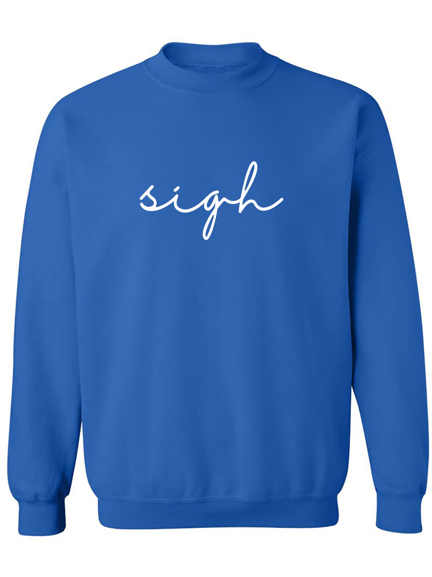 Zerogravitee Sigh Crewneck Sweatshirt - 舒适休闲男士女士卫衣，适合日常穿搭、户外活动及居家休闲