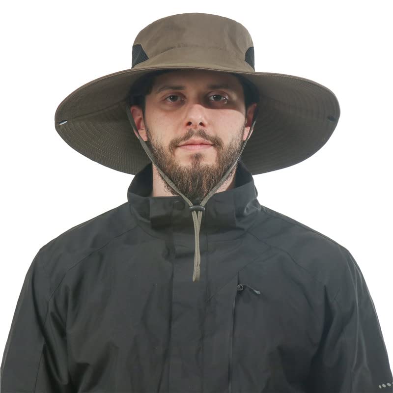 UPF 50+ Sun Protection Wide Brim Bucket Hat for Women & Men - Breathable Summer Outdoor Fishing Hat for Beach, Hiking, and Travel