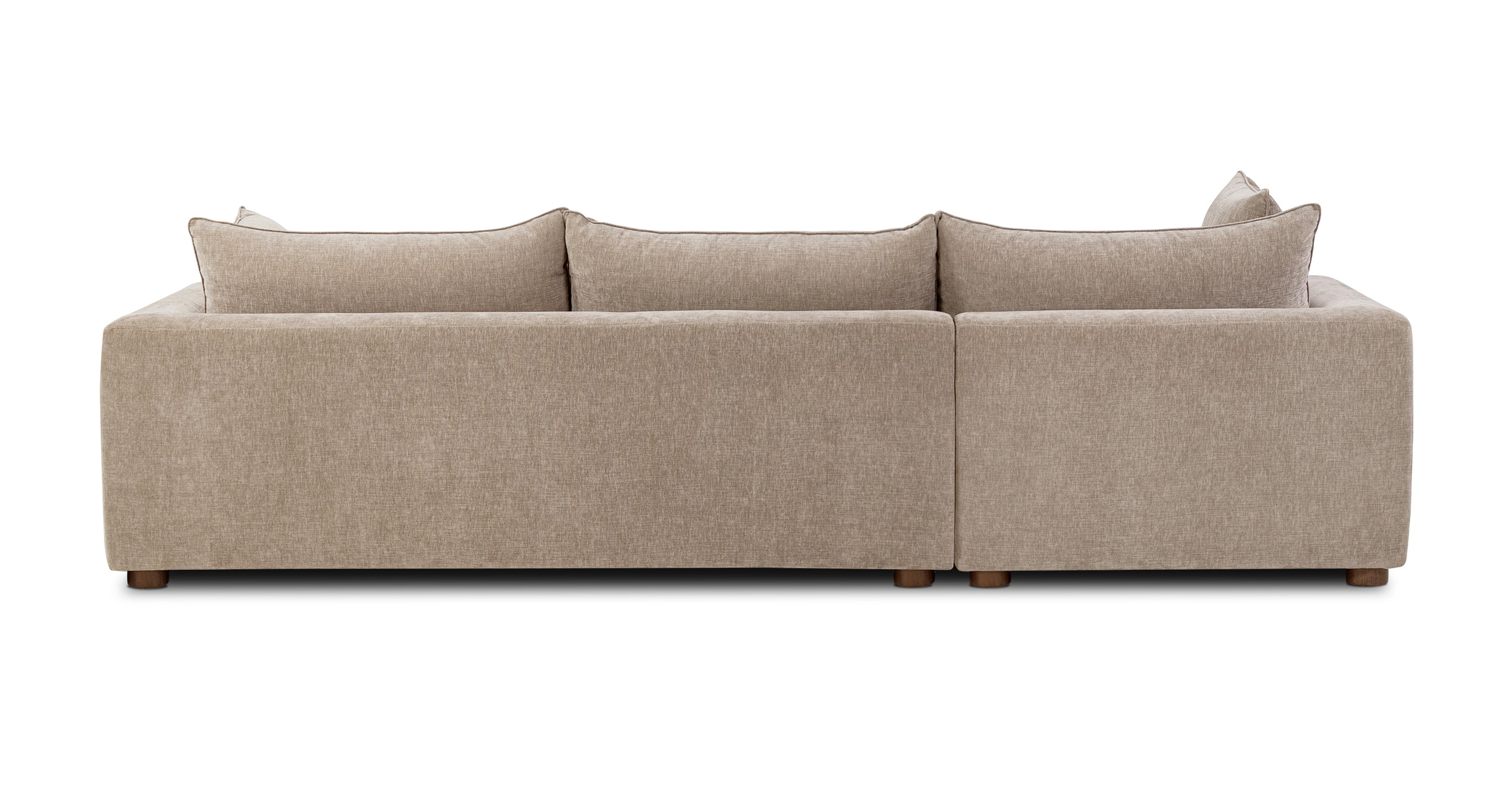 Milo Left Facing Sectional Sofa with Storage | Modern L-Shaped Couch for Living Room | Perfect for Small Spaces & Family Gatherings