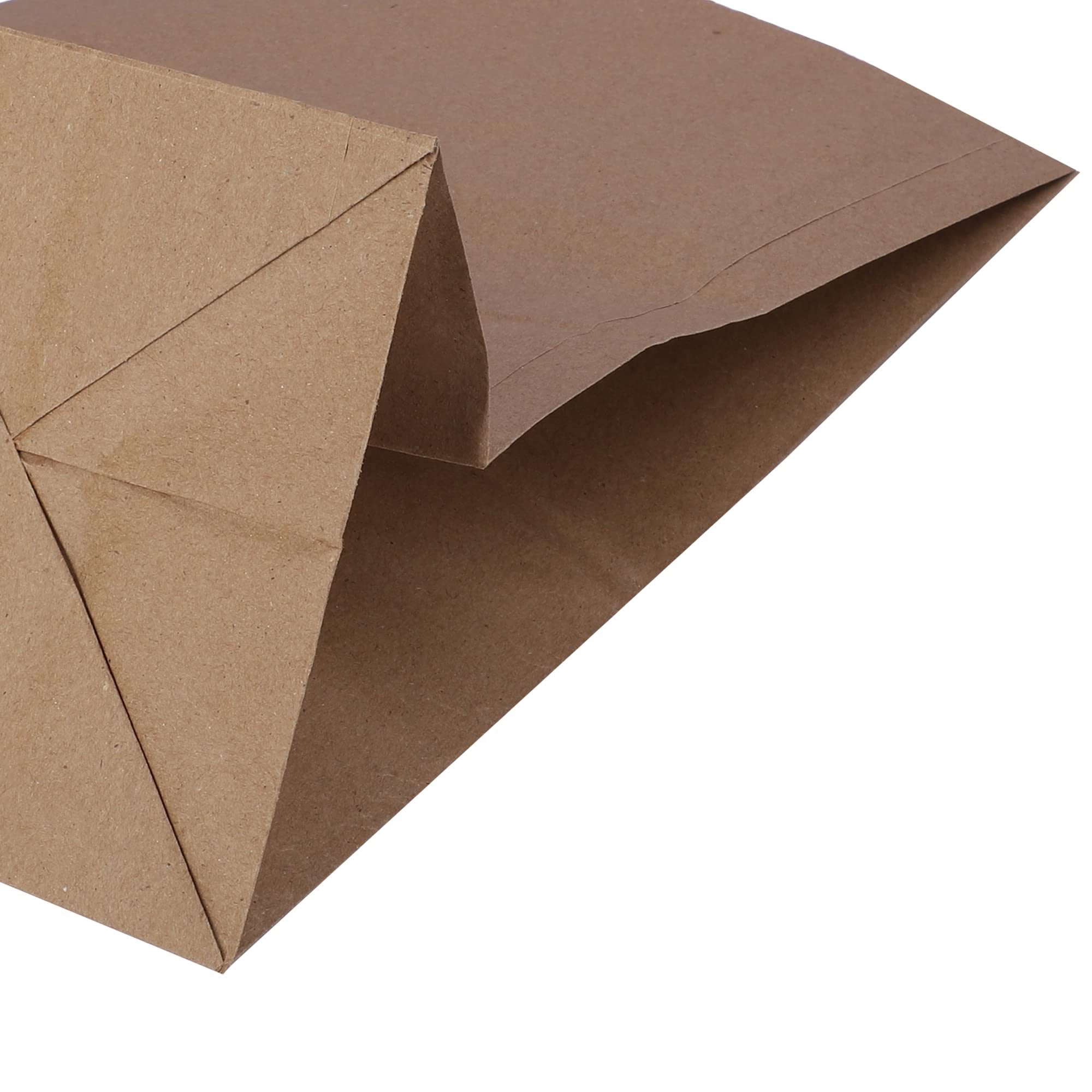 Eco-Friendly Brown Kraft Paper Bags - 10x5x14 Inches, Pack of 15 | Recycled Carry/Gift/Grocery Bags for Shopping, Parties & Sustainable Packaging
