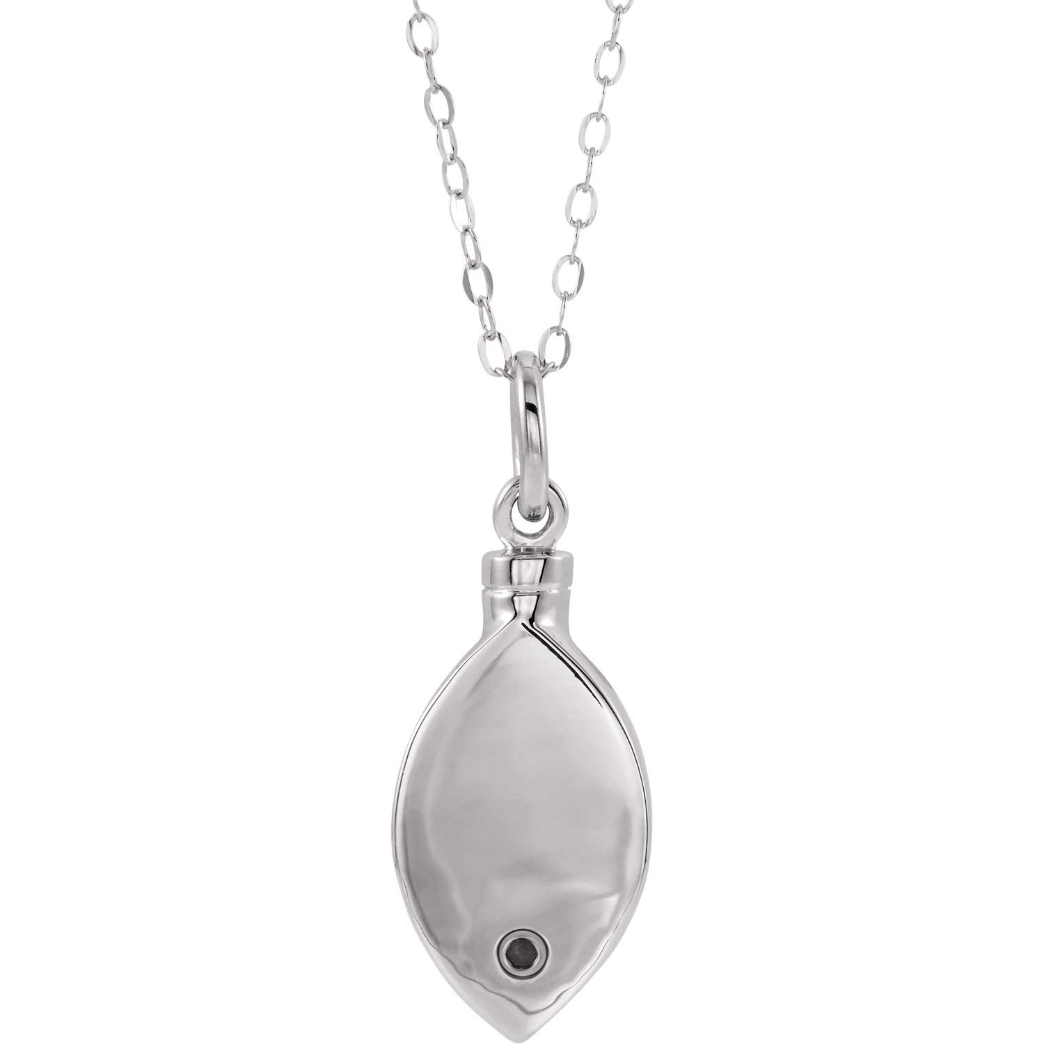 Memorial Cremation Jewelry - Sterling Silver Ash Holder Necklace for Loved Ones | Keepsake Urn Pendant for Ashes of Dad, Mom, Sister, Grandma, Aunt, Wife & Daughter | Perfect for Remembrance, Funeral & Special Occasions