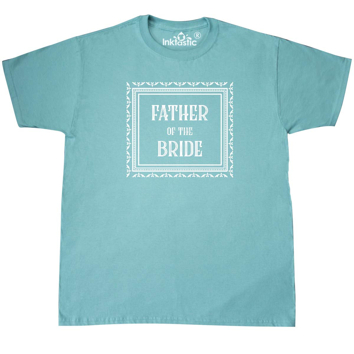 Inktastic Father of The Bride White T-Shirt - Comfortable Cotton Tee for Wedding Events & Casual Wear