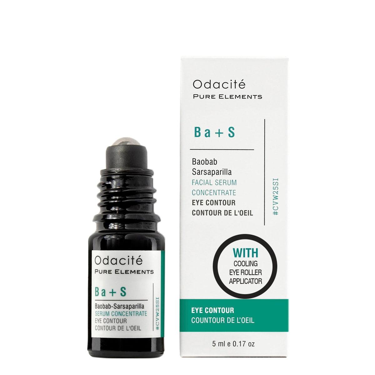 Ba + S | Eye Contour Rollerball for Dark Circles & Puffiness - Cooling Massage Tool for Under Eye Bags, Wrinkles & Tired Eyes - Perfect for Morning Routine & Travel Skincare