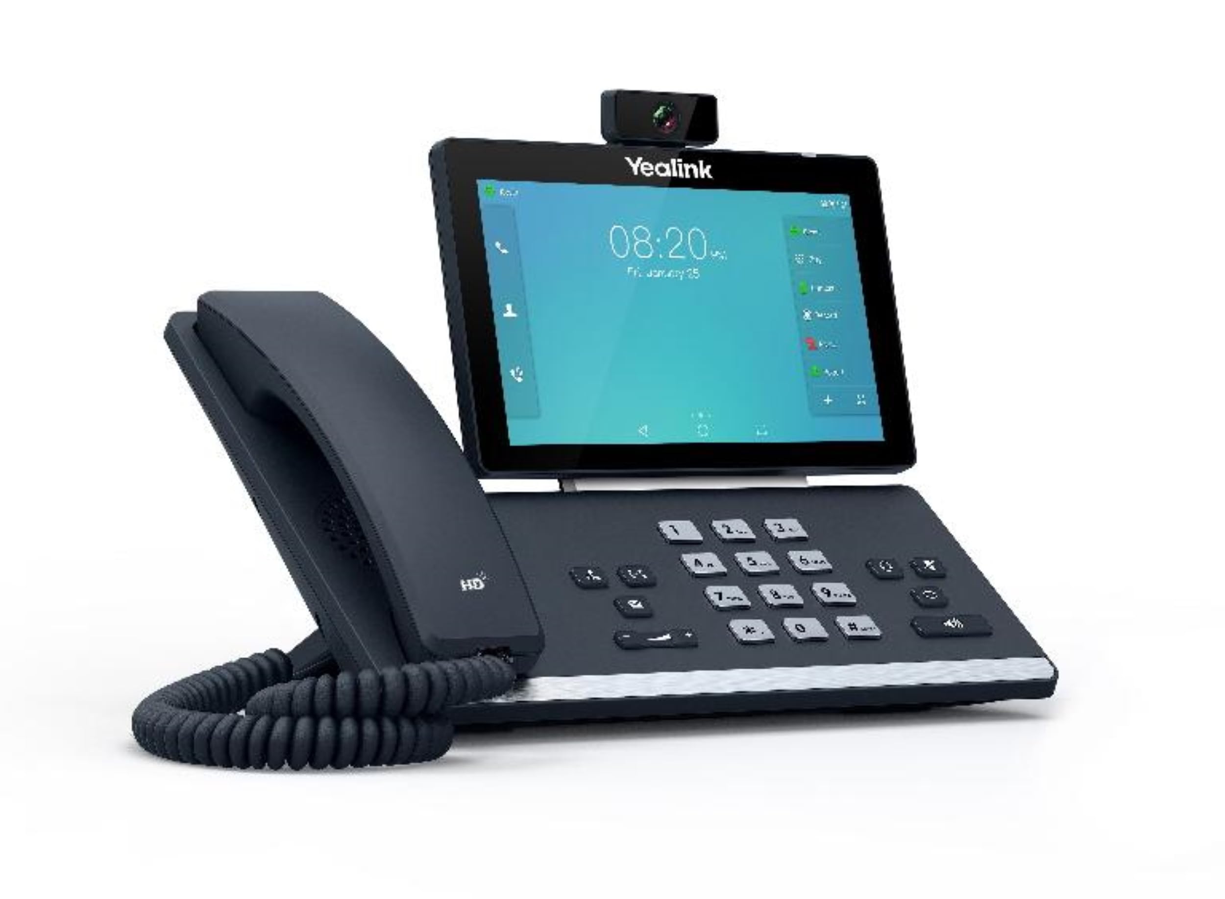 T58A Smart HD Media Phone with CAM - High Definition Video Calling & Streaming for Home & Office Use