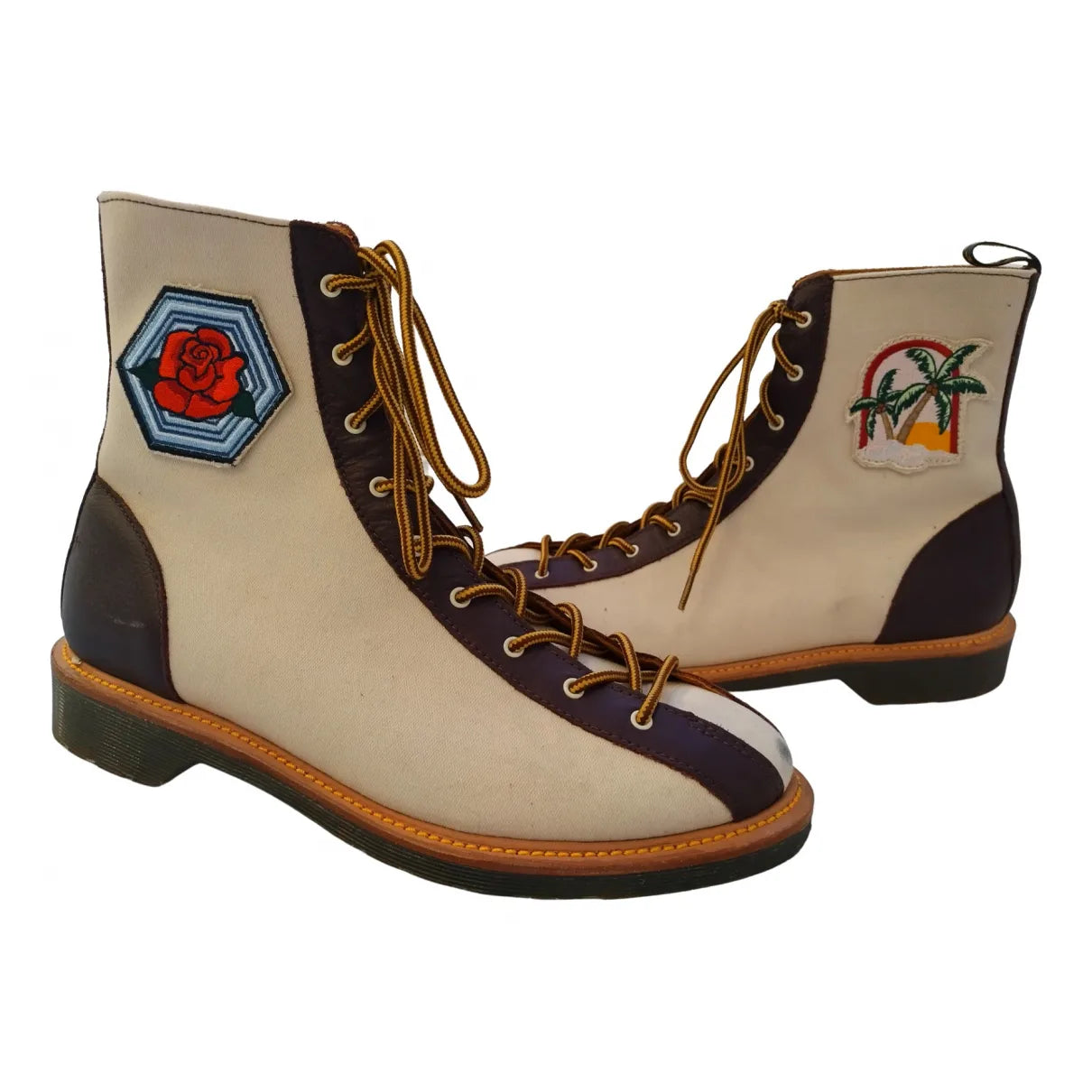 AGGY LTT Boot in Deep Mahogany & Porcelain - Stylish & Comfortable Leather Boots for Women, Perfect for Casual Outings, Work & Outdoor Adventures