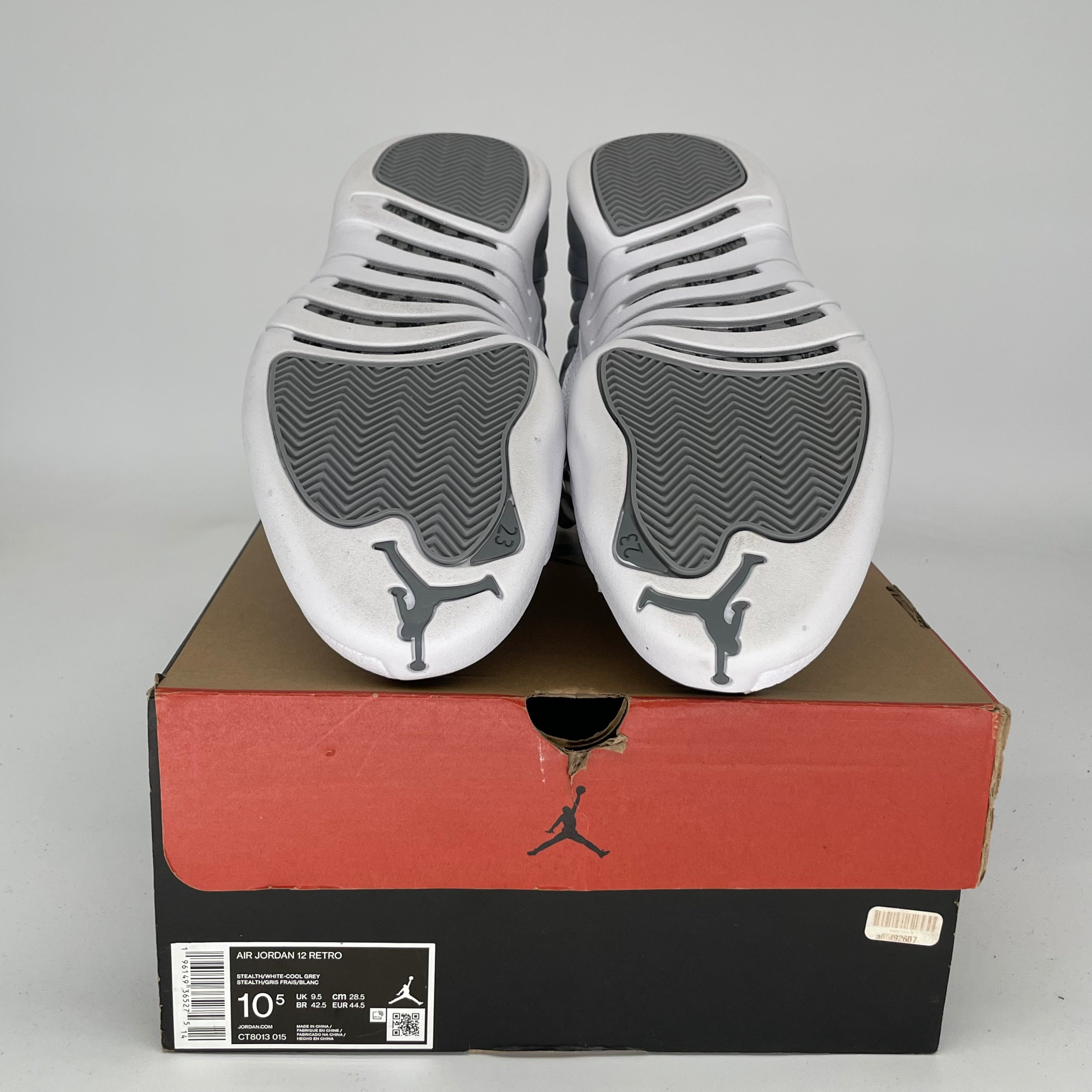 AIR JORDAN 12 STEALTH Men's Basketball Shoes - Size 10.5 (CT8013-015) | Retro Sneakers for Streetwear, Gym & Casual Outfits