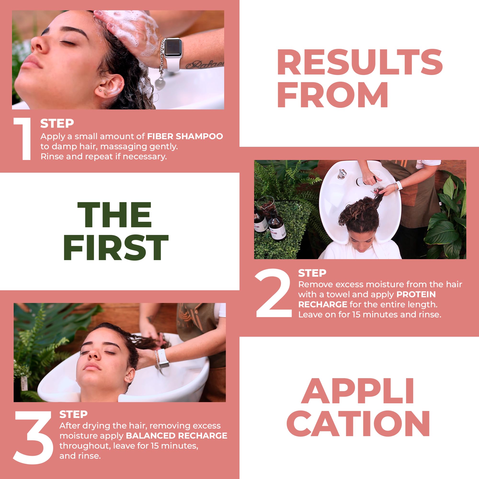Reconstruction Shampoo and Conditioner Set - Post-Treatment SOS Care for Brazilian Hair, Moisturizing & Anti-Frizz Vegan Hair Products | Perfect for Damaged Hair Recovery & Daily Hydration