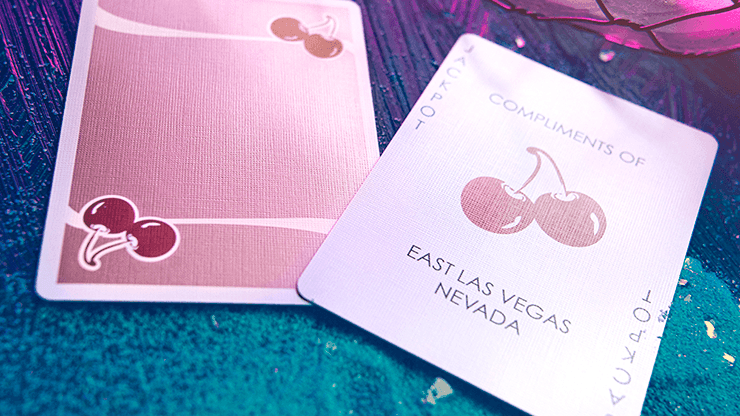 Premium Cherry Casino House Deck Playing Cards - Flamingo Pink Design for Poker, Blackjack & Magic Tricks | Perfect for Game Nights, Parties & Collectors