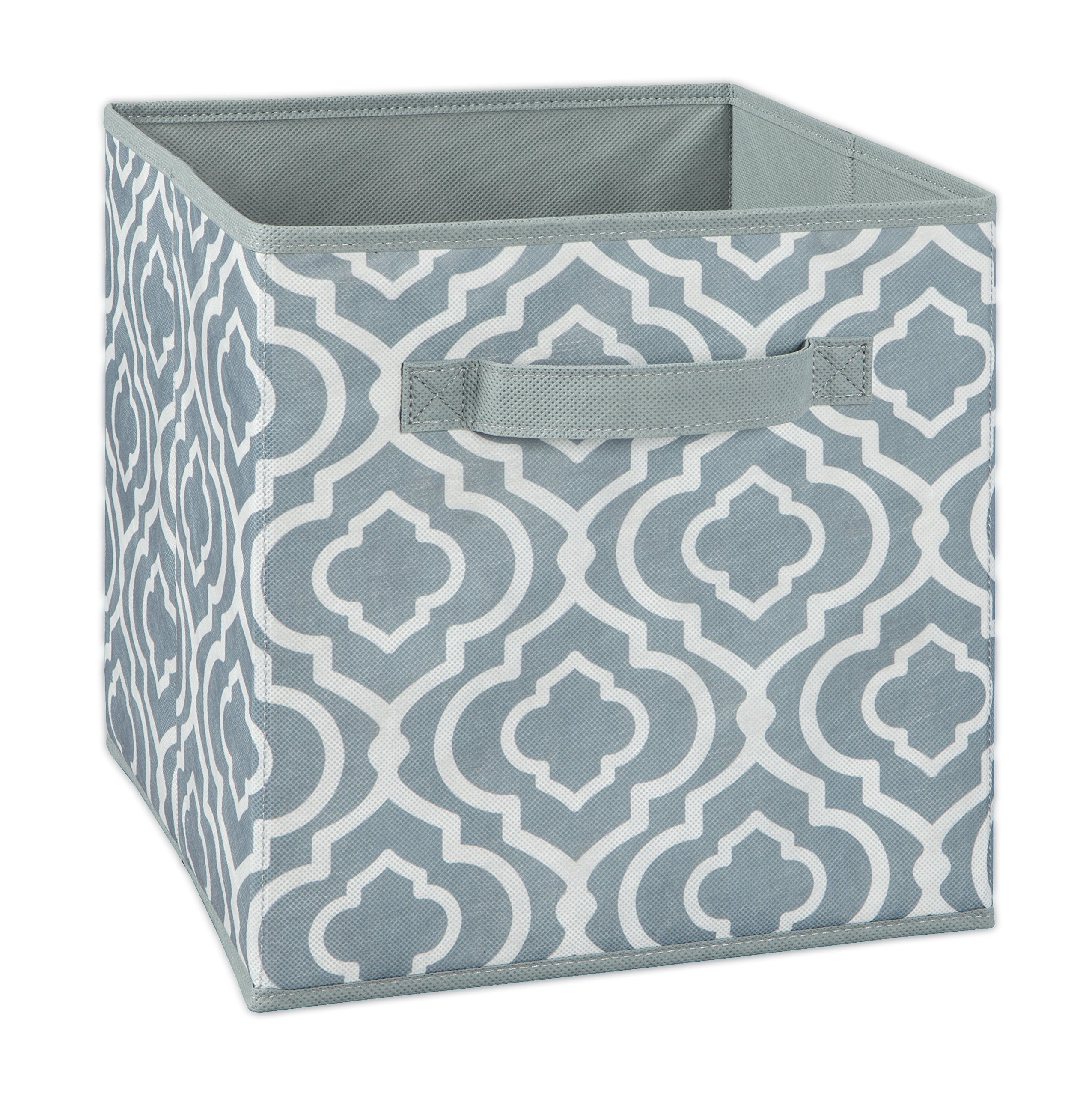 ClosetMaid 1842 Cubeicals Fabric Storage Drawer - Iron Gate Gray Print | Organizer for Closet, Bedroom & Office | Durable & Stylish Storage Solution