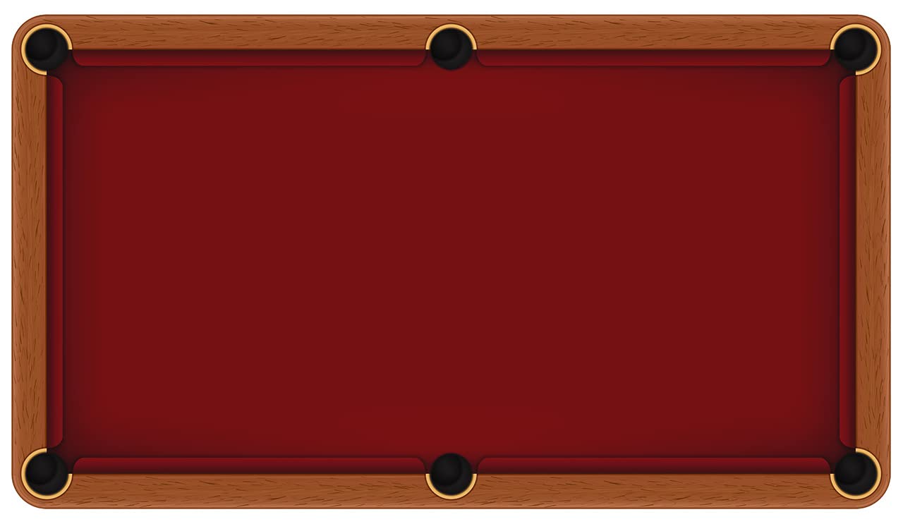 Accuplay 20 oz Pre-Cut Pool Table Felt - Premium Billiard Cloth for 7, 8 & 9 Foot Tables - English Green, Spruce Green, Blue, Navy, Red, Burgundy, Gray, Tan, Black | Perfect for Home Game Rooms, Bars & Professional Tournament Play