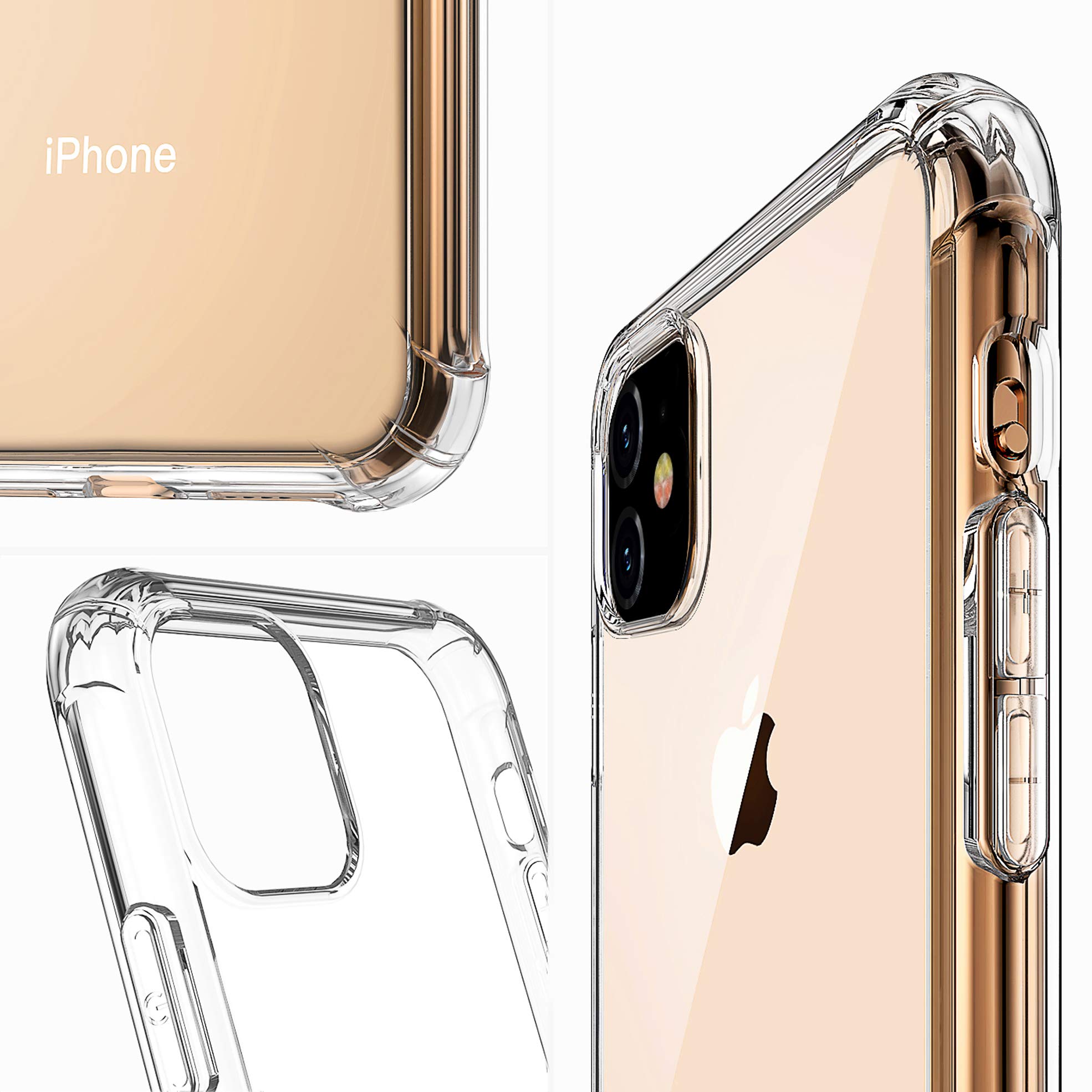 Ultra Clear Heavy Duty TPU Case for iPhone 12 Mini - Shockproof Transparent Protective Cover | Perfect for Everyday Use, Outdoor Activities & Travel Protection