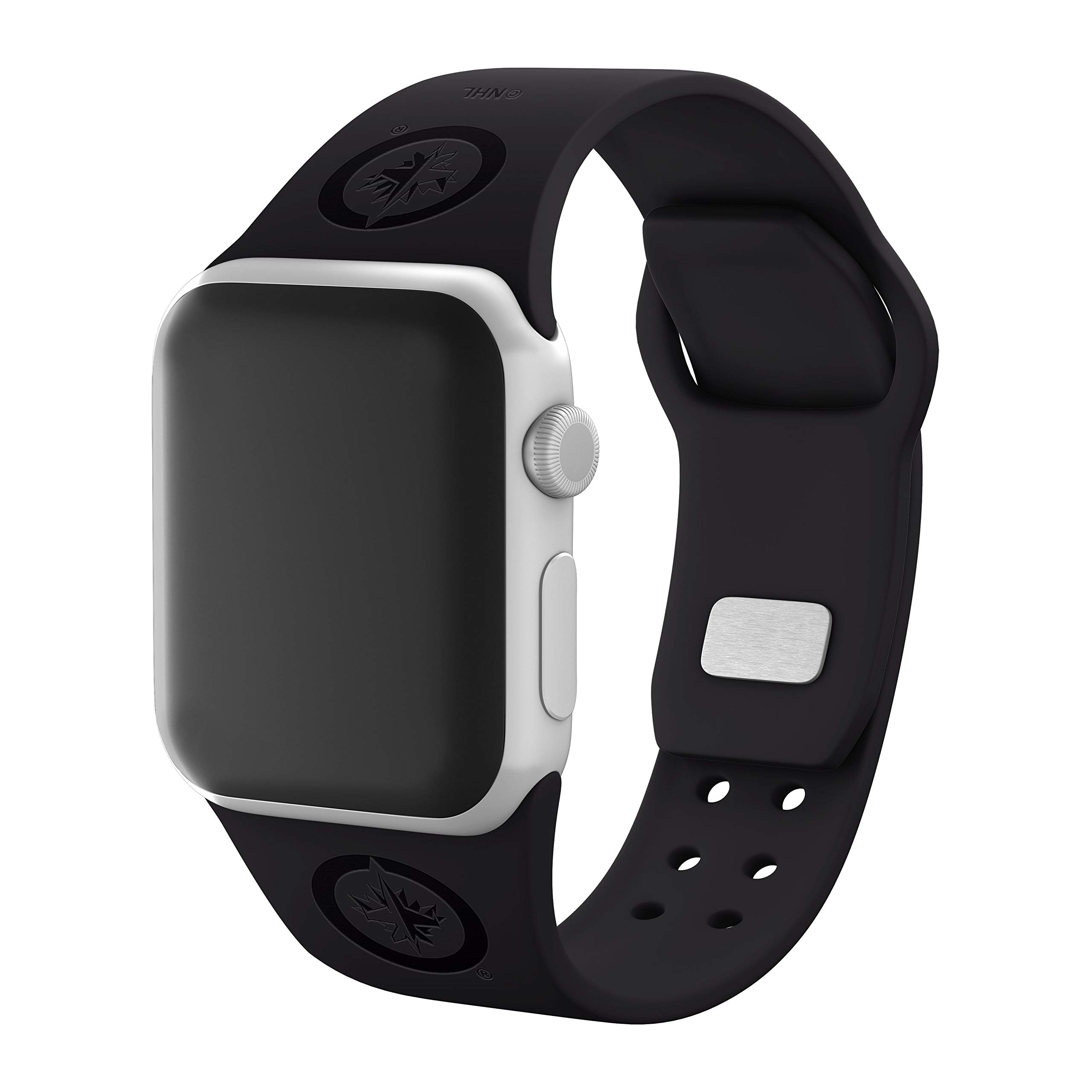 Winnipeg Jets Engraved Silicone Watch Band for Apple Watch - Durable Sports Wristband for Hockey Fans & Game Day Enthusiasts