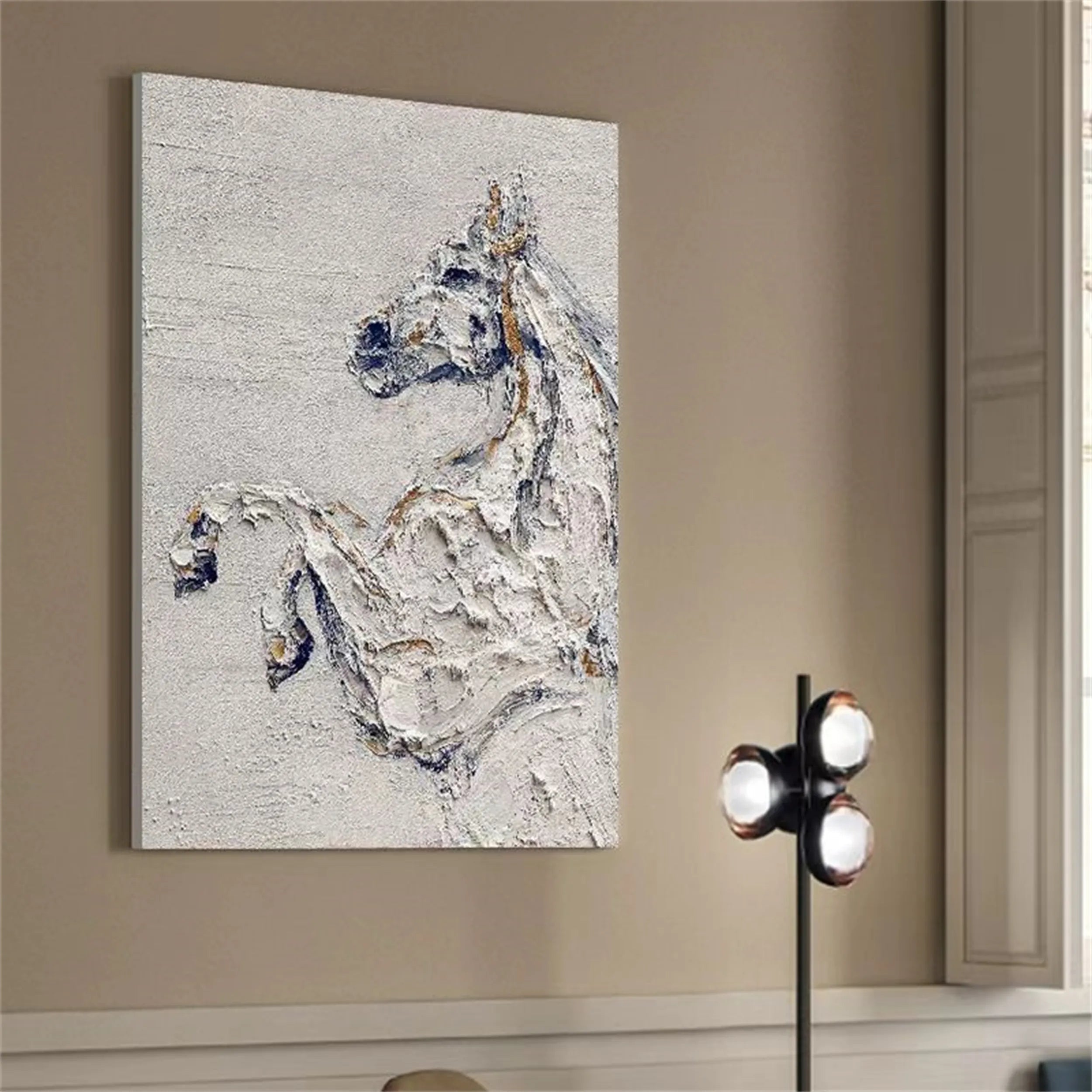 Animal Art Painting #AP042 - Handmade Wildlife Canvas Art for Home & Office Decor | Perfect for Living Room, Bedroom, and Gift Giving