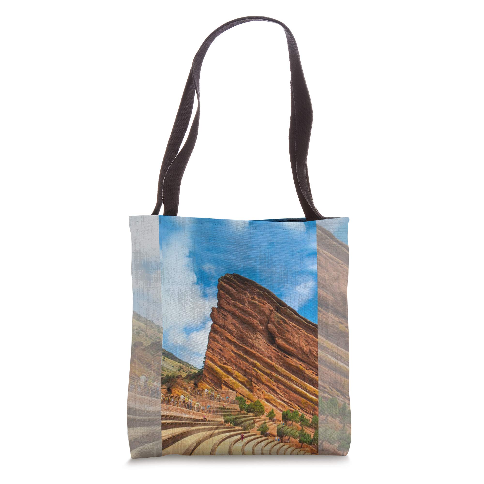 Red Rocks Amphitheater Tote Bag - Durable & Stylish Concert Merchandise | Perfect for Music Festivals, Beach Trips & Shopping
