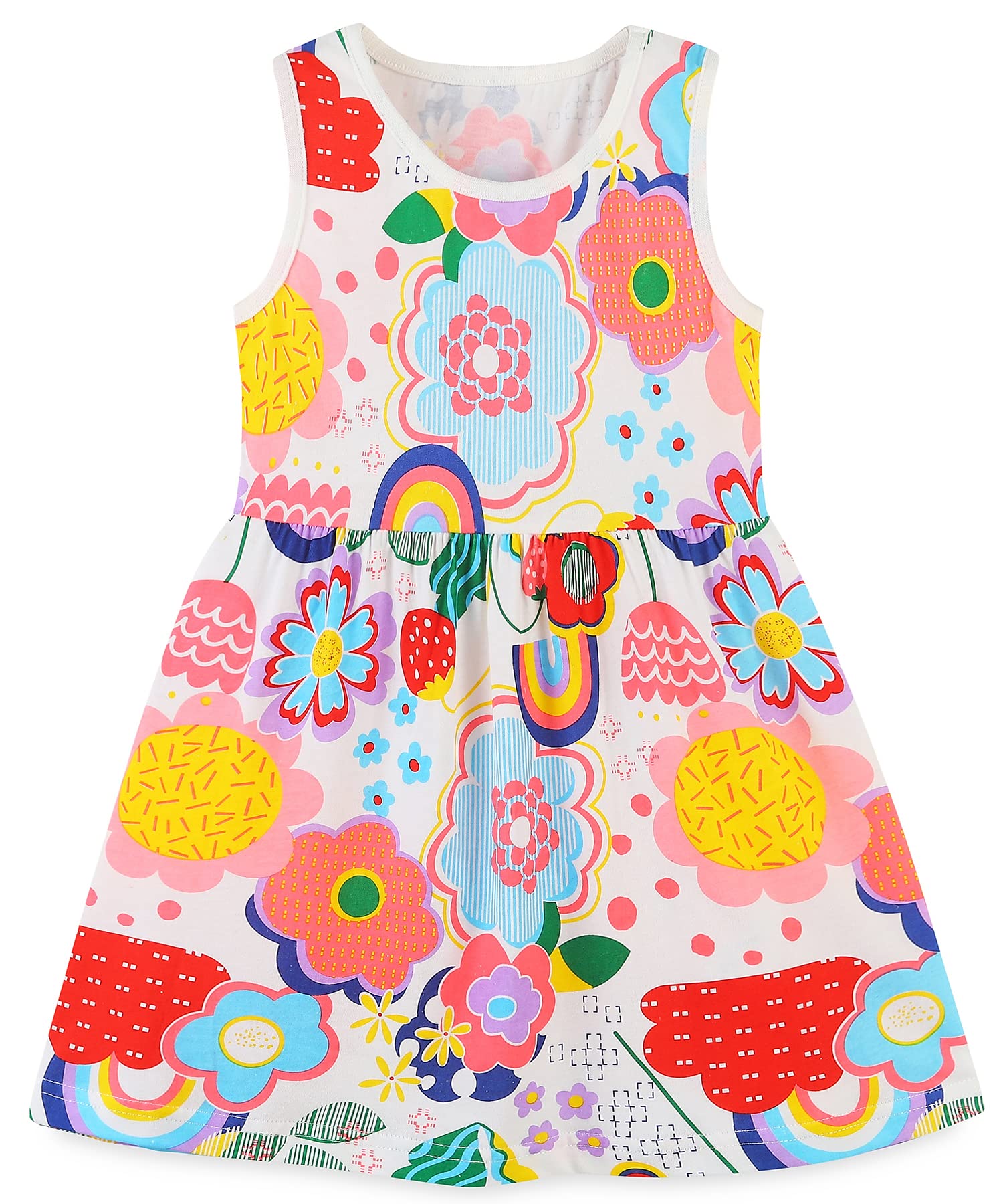 Bumeex Toddler Girl Dresses 1-7 Years - Soft Cotton Long Sleeve Kids Clothes for Playdates, Birthday Parties & Family Photos | Cute & Comfortable Outfits for Little Girls