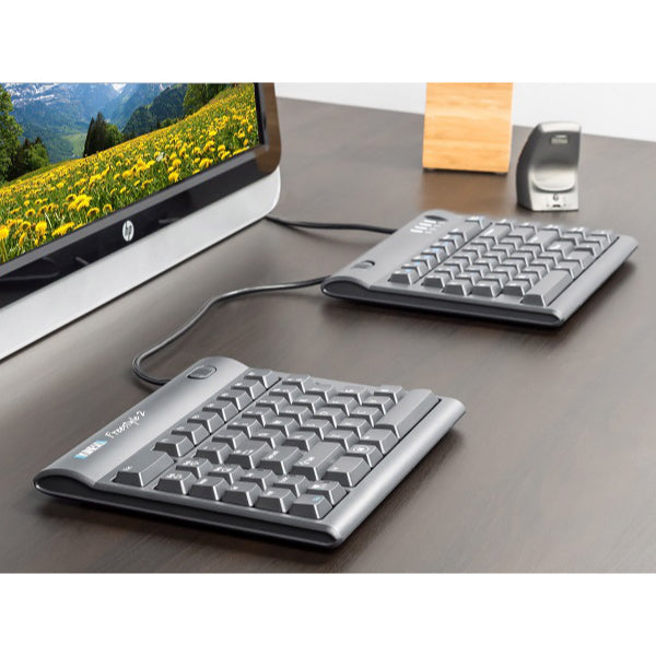 Kinesis Freestyle2 Convertible Ergonomic Split Keyboard for Comfortable Typing - Perfect for Office, Gaming, and Long Work Sessions