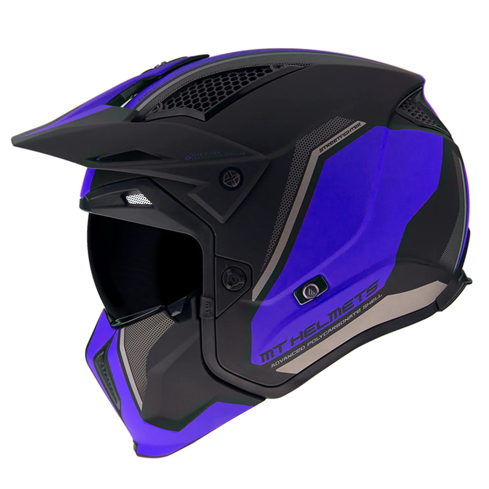 MT Streetfighter SV Road Helmet - DOT Certified Motorcycle Full Face Helmet for Men & Women - Lightweight & Ventilated for Comfort - Perfect for Street Biking, Commuting & Urban Riding