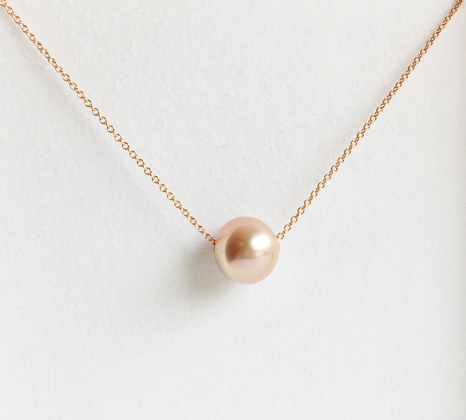 Kea Pink Edison Pearl Necklace (N199) - Elegant Jewelry for Women, Perfect for Weddings, Parties & Gifts
