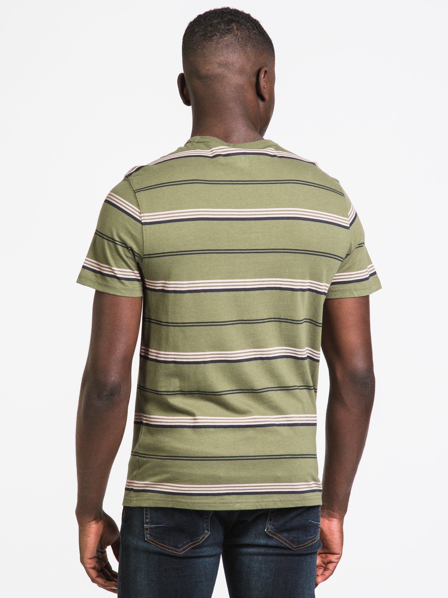 Champion Classic Stripe T-Shirt for Men & Women - Soft Cotton Short Sleeve Tee - Casual Streetwear & Gym Wear - Clearance Sale
