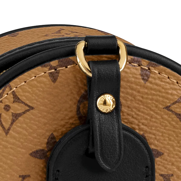 LV Mini Boîte Chapeau Monogram Reverse Canvas Crossbody Bag - Luxury Designer Handbag for Women, Perfect for Date Night & Evening Events