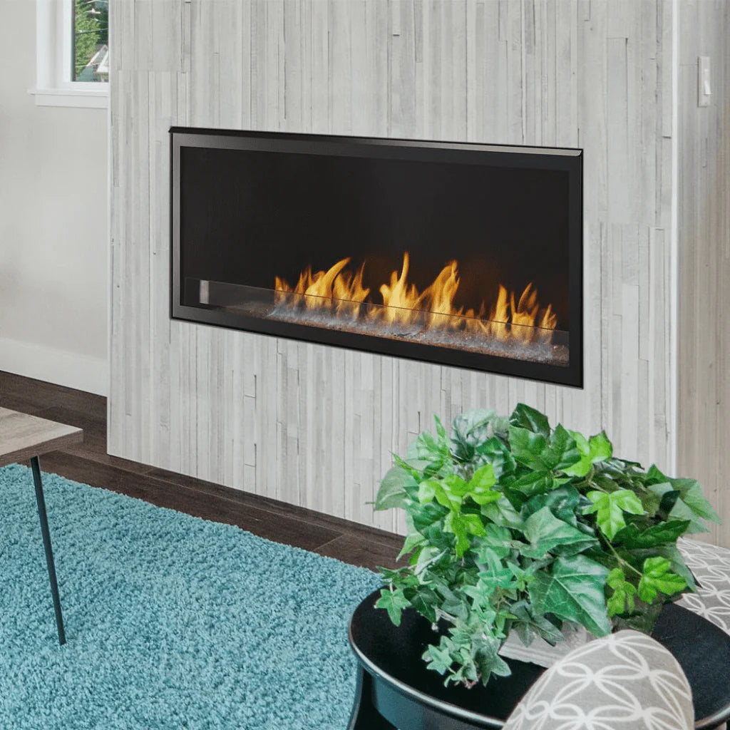 Monessen Artisan 42-Inch Ventless Linear Gas Fireplace - AVFL42 - Modern Home Heating Solution for Living Rooms & Bedrooms