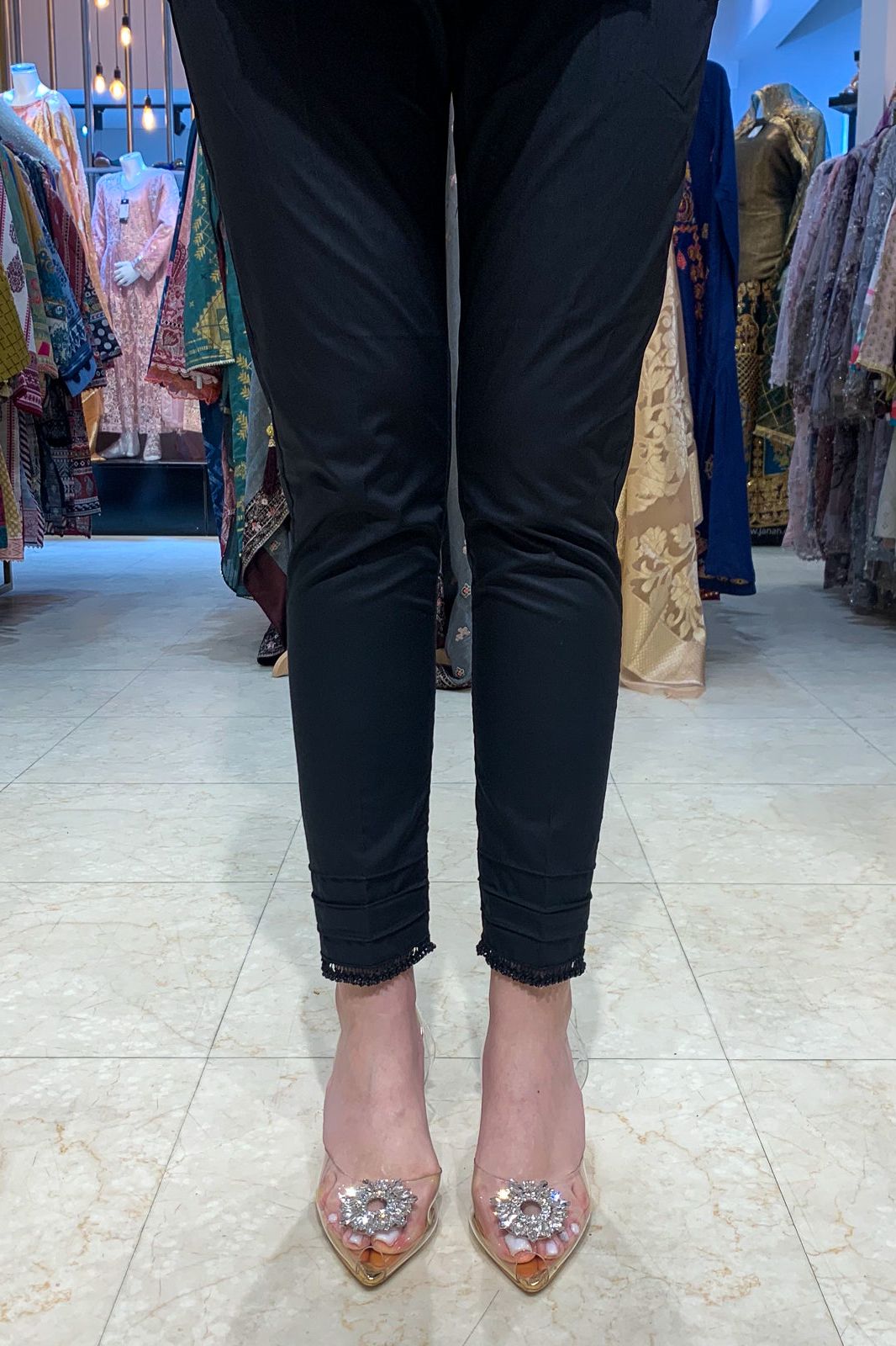 Premium Cotton Black Dress Pants for Men - Stonez - Comfortable & Stylish for Office, Business Casual & Formal Occasions