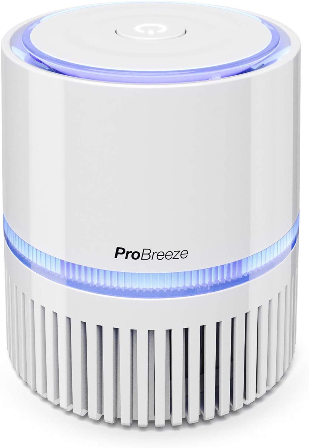 Pro Breeze Mini Air Purifier with True HEPA Filter & Night Light - Compact Desktop Air Cleaner for Bedroom, Office, Nursery - Eliminates Dust, Pollen, Pet Dander - Perfect for Small Spaces & Nighttime Use
