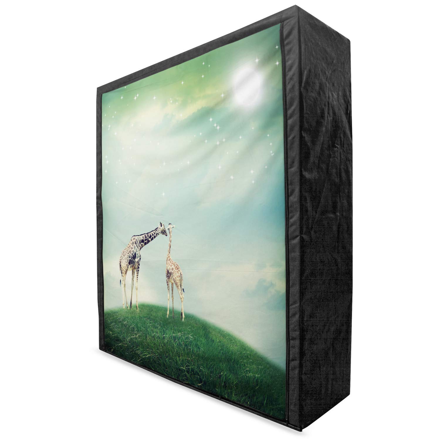 Ambesonne Giraffe Portable Fabric Wardrobe - 59