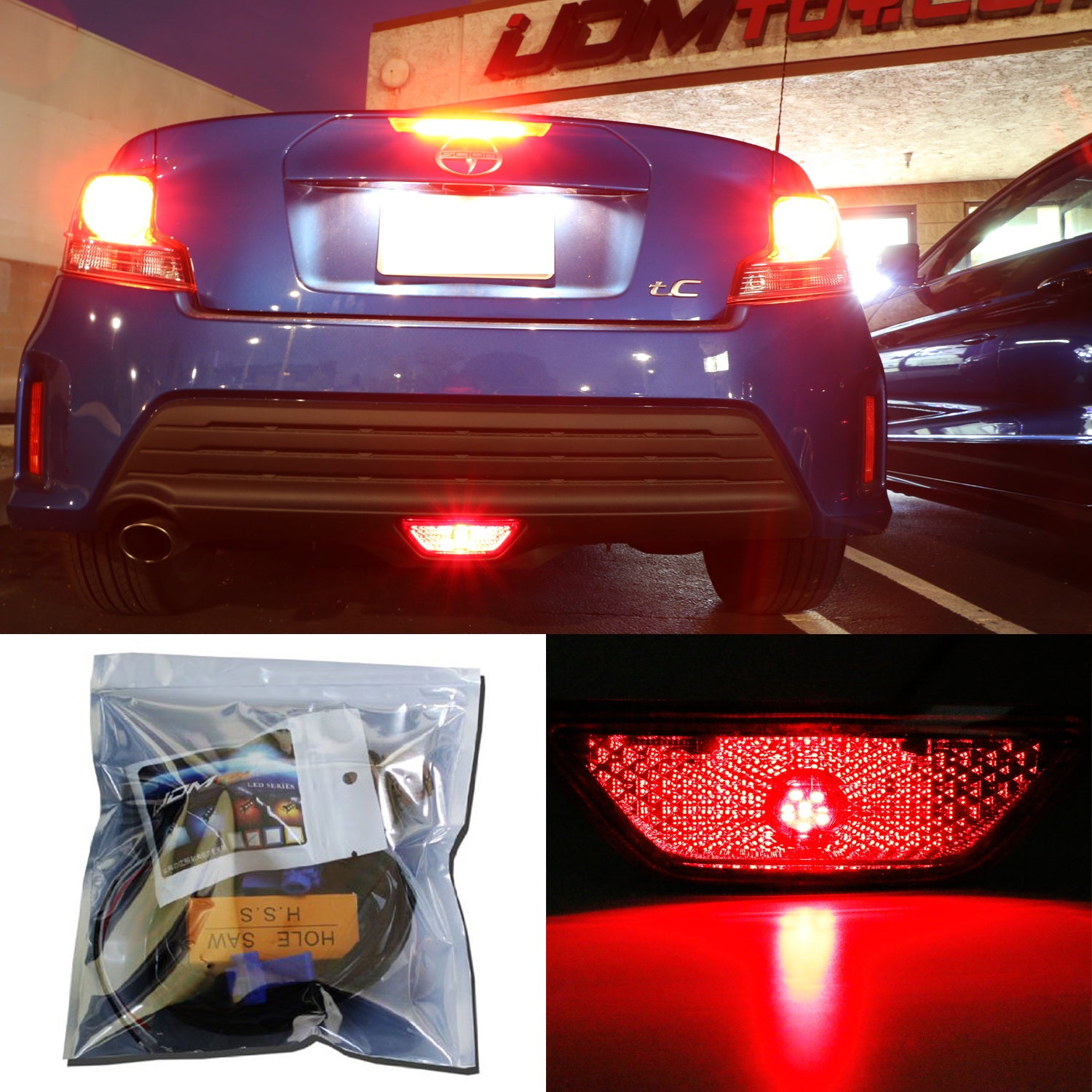 27 SMD Brilliant Red LED Conversion Kit with Wire for 14-16 Scion tC Rear Fog Light - Upgrade Your Car's Visibility & Style for Night Driving