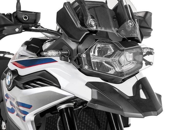 Touratech Quick Release Headlight Guard for BMW F850GS & F750GS Motorcycles - Durable Protection for Adventure Riding & Off-Road Use
