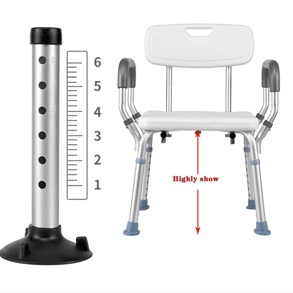 CHEWYNP Folding Shower Chair for Elderly, Adults & Disabled - Non-Slip Bath Stool with Adjustable Height - Ideal for Seniors, Pregnant Women & Post-Surgery Recovery - Perfect for Bathroom Safety & Relaxation