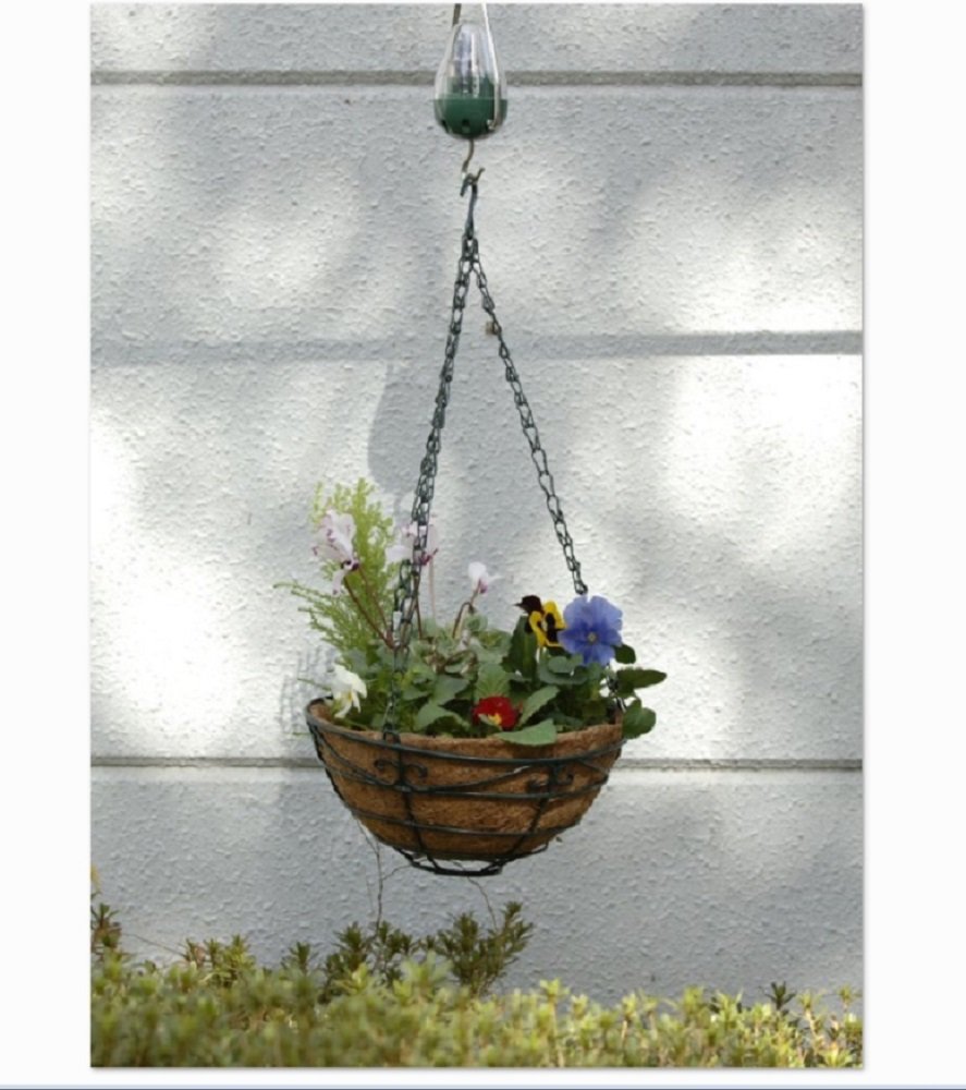 STI Smart Solar Roto Basket - Automatic Rotating Solar Powered Garden Basket for Plants & Flowers | Perfect for Patio, Balcony & Outdoor Decor