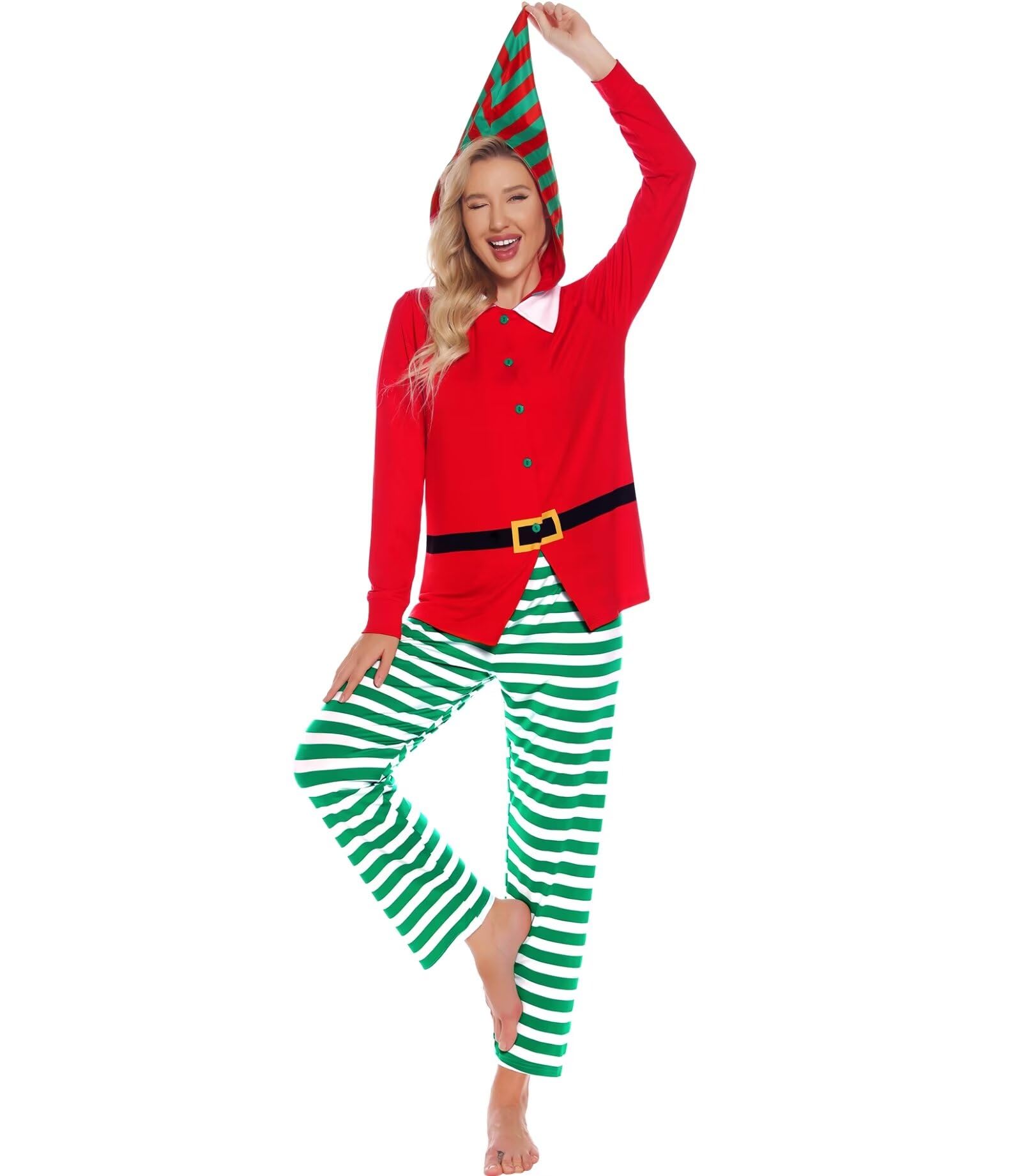 SWOMOG Christmas Family Pajama Sets - Holiday Sleepwear for Family Gatherings