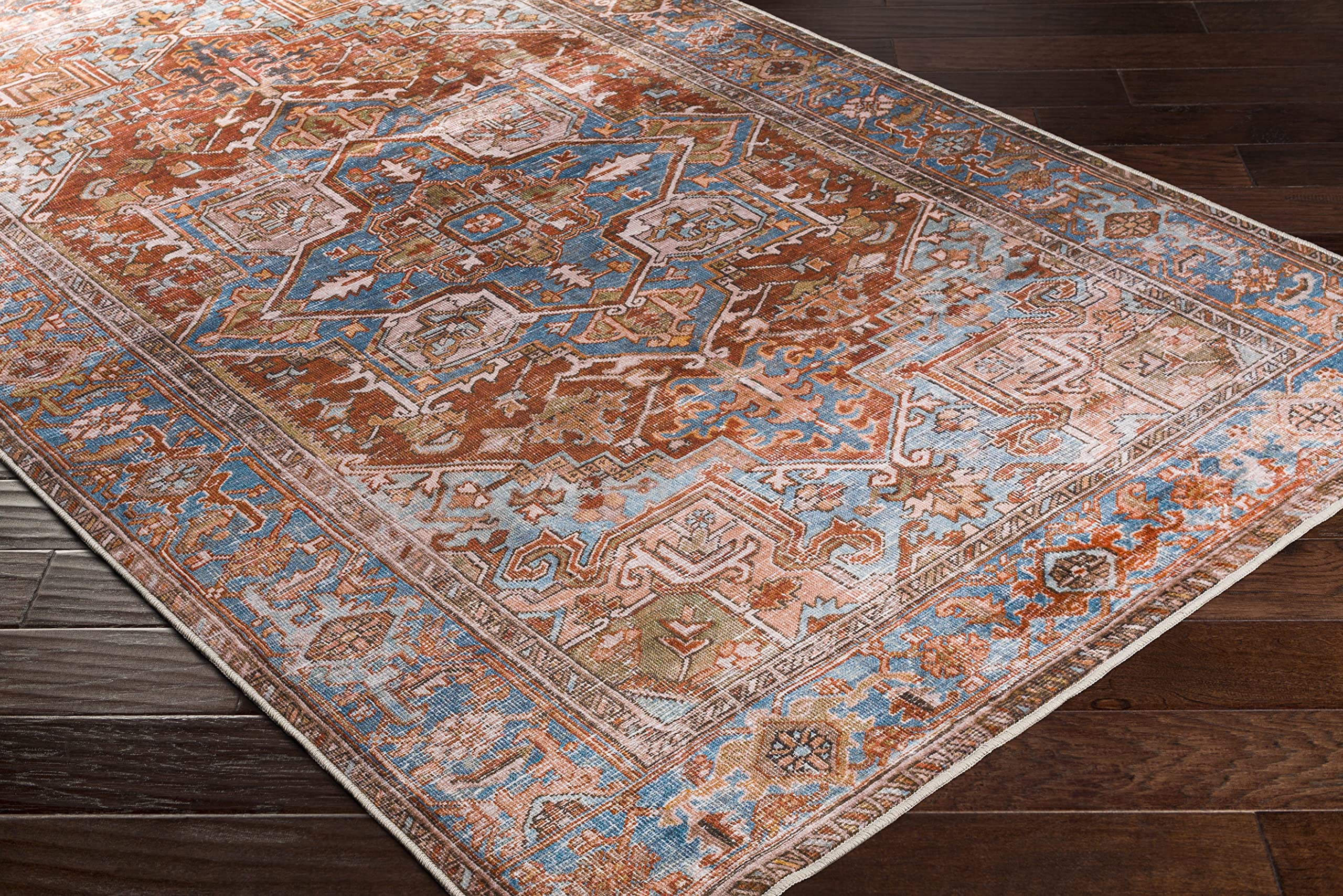 Livabliss Stacia Washable Oriental Area Rug 3'6