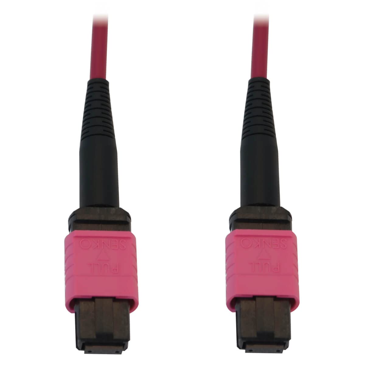 Tripp Lite OM4 Multimode Fiber Patch Cable - 50/125 MPO to MPO (F/F) 12 Fiber, 3M/9.8ft, Magenta LSZH Jacket - High-Speed Data Center & Server Room Connectivity - Lifetime Warranty (N845B-03M-12-MG)