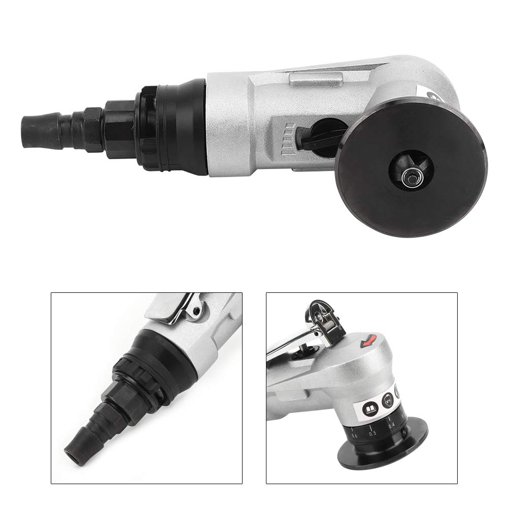 45° Lightweight Portable Handheld Pneumatic Chamfering Machine - 30000 RPM Mini Elbow Arc Burr Trimmer with US Plug for Metal, Wood & Plastic Deburring - Perfect for DIY, Metalworking & Craft Projects