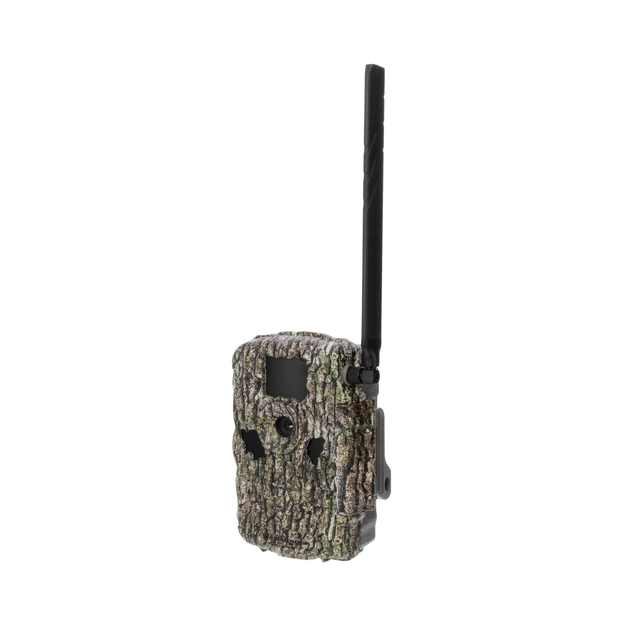 Stealth Cam Fusion X 26MP Dual Carrier Hunting Trail Camera (AT&T & Verizon) with Treebark Camo - Bundle Includes Security Box, Locking Cable, Card Reader & 32GB SD Card | Perfect for Wildlife Monitoring, Hunting, Property Surveillance & Outdoor Security