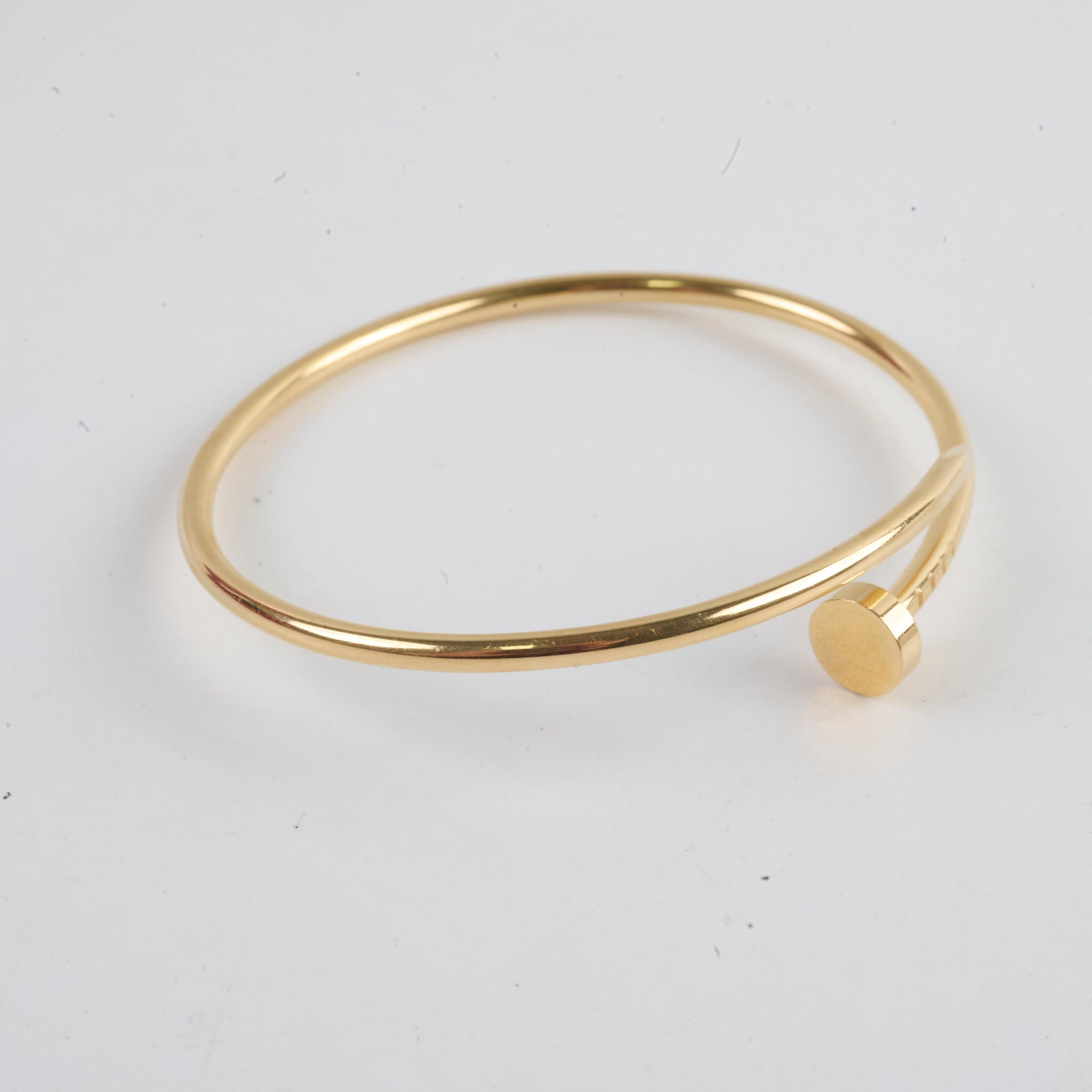 Cartier Small Model Juc Bracelet 17 Size 18K Yellow Gold Jewelry - Perfect for Weddings, Anniversaries & Luxury Gifts
