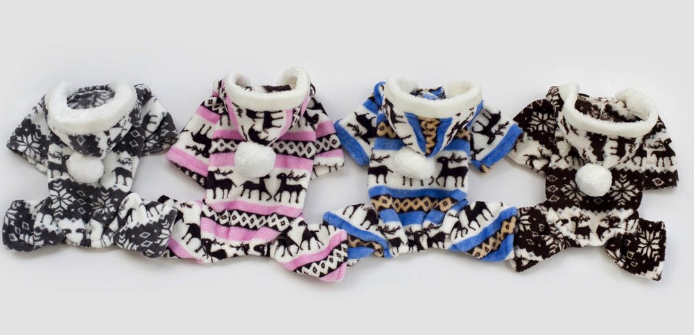 PetParty® Soft & Cozy Dog Jumpsuit - Warm Hoodie Coat for Small Medium Large Dogs - Perfect for Winter Walks, Outdoor Adventures & Photo Shoots