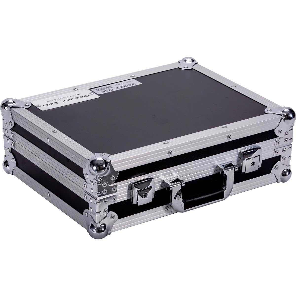 DEEJAYLED TBH Flight Case for 15 Inch Laptop & Accessories - Protective Hard Shell Carrying Case for Travel, Business & DJ Equipment (TBHLAPTOP15) - Perfect for Airplane, Office & Music Performances