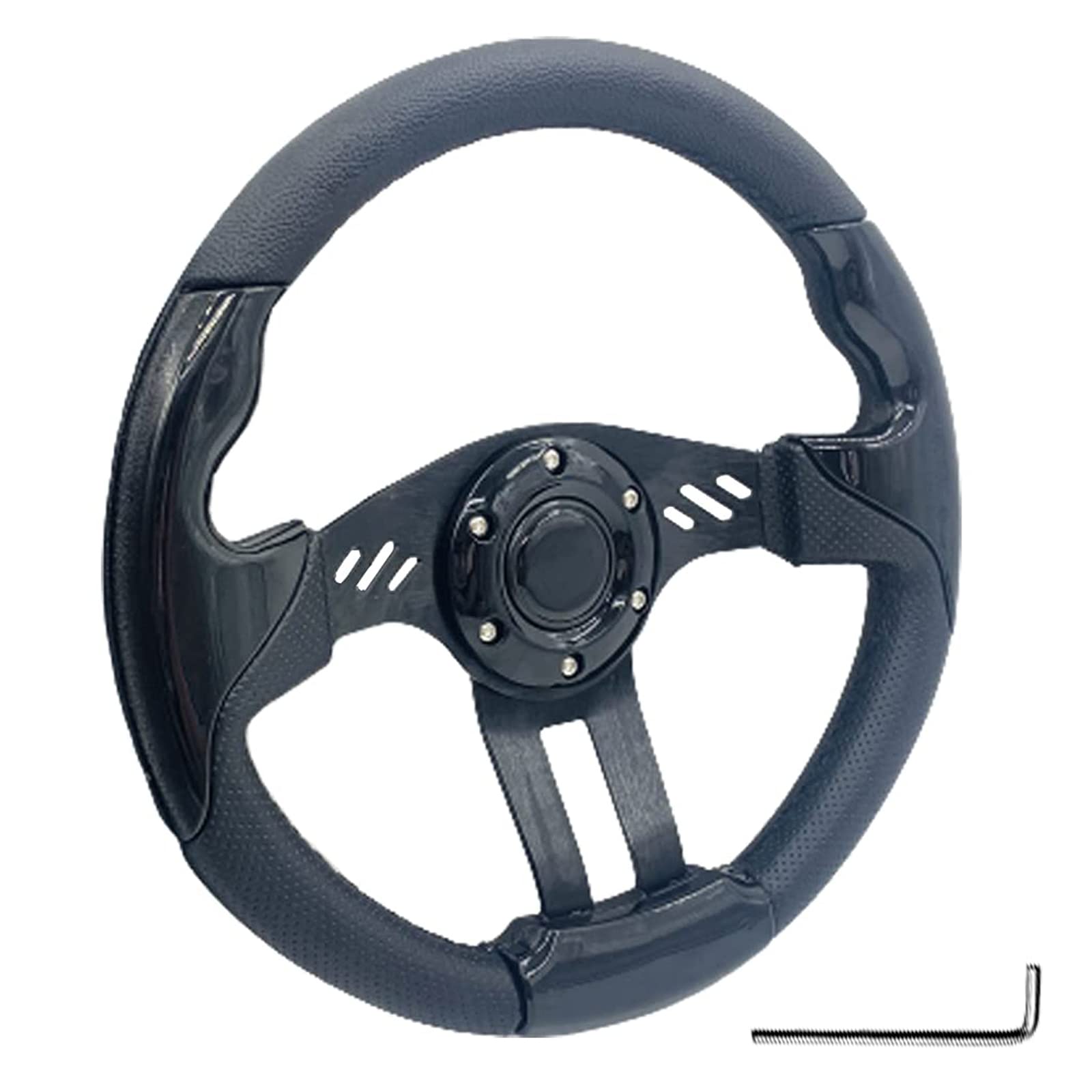 Universal Golf Cart Steering Wheel 320mm for Club Car & EZGO - Perfect for Golfing & Off-Road Use